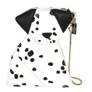 Kate Spade Origami Dalmatian Leather Clutch Bag